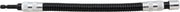 Photo of Craftsman flexible drill bit extension, black and silver, side view, SKU CMAF5FLEX.