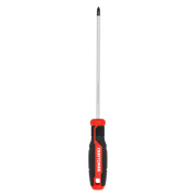 Photo of Craftsman Phillips screwdriver CMHT65152, red and black handle, straight-on view, white background.