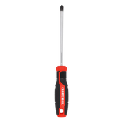 Front angle photo of Craftsman Phillips screwdriver CMHT65156 with red and black handle on white background.