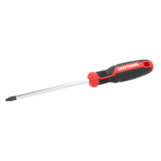 Craftsman CMHT65173 Phillips screwdriver with black and red handle, side angle on white background.