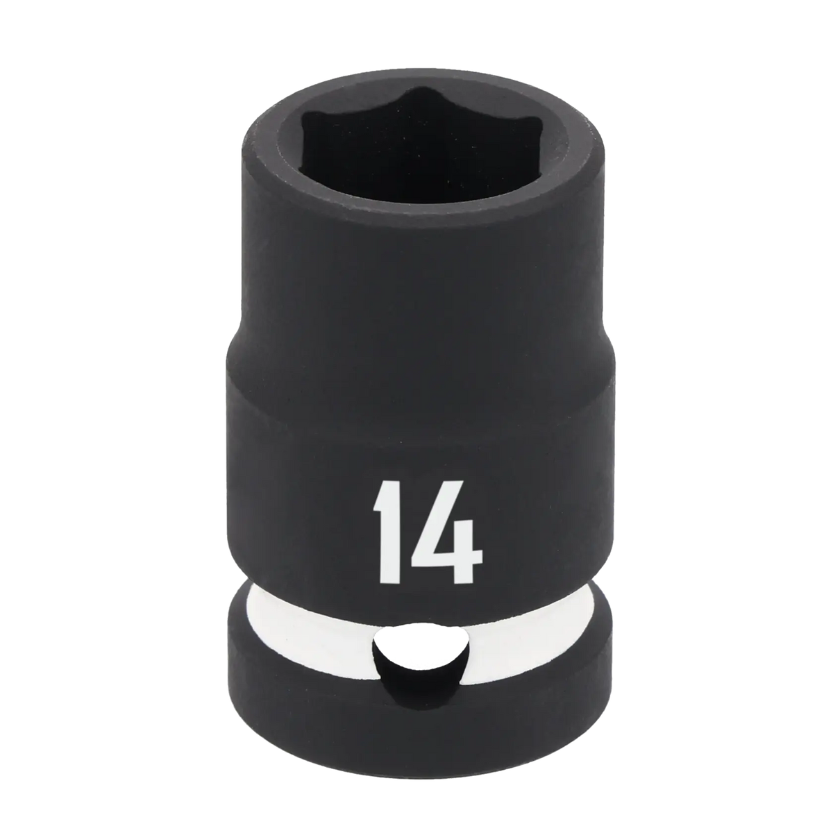 A close-up image of a black Craftsman socket tool with the number 14 printed on it, designed for use with ratchets or wrenches.