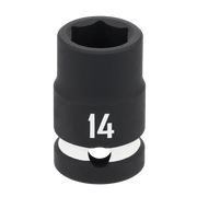 A close-up image of a black Craftsman socket tool with the number 14 printed on it, designed for use with ratchets or wrenches.