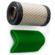 Craftsman air filter and foam pre-filter CMXGZAM110136 white background beauty shot front angle