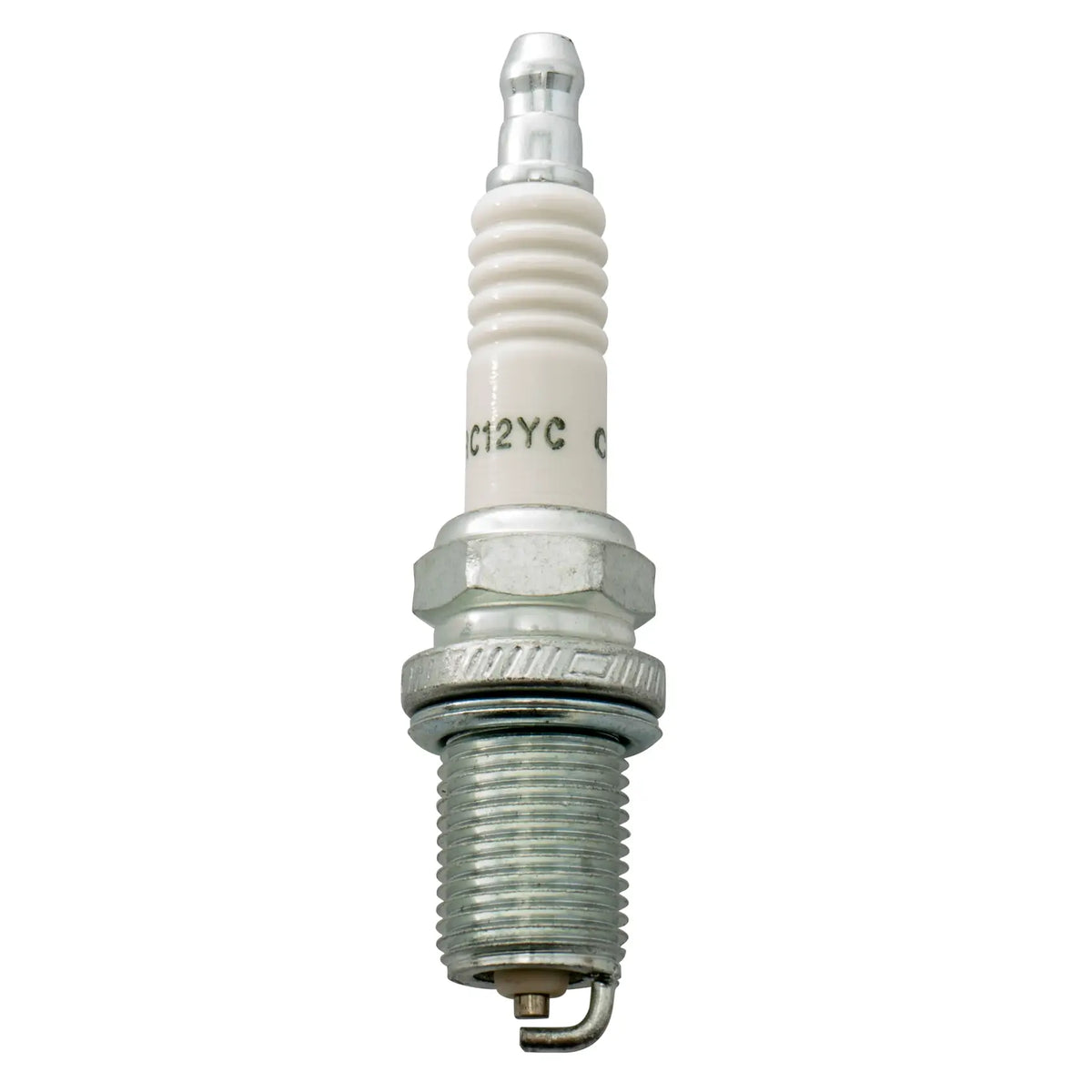 Craftsman spark plug 5095 white background beauty shot side view