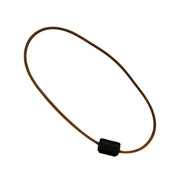 CRAFTSMAN mower drive belt with black connector, SKU CMXGZAM501054, top view on white background.
